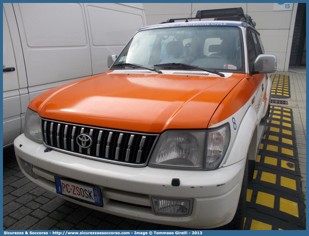 PC ZS0SK
Protezione Civile - Zivilshütz
Toyota Land Cruiser VI serie
Parole chiave: PC;ZS;Protezione;Civile;Zivilshütz;Toyota;Land;Cruiser