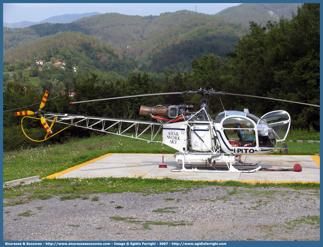 I-PITO
Sistema Regionale Antincendio Boschivo
Regione Liguria
Aerospatiale SA315B Lama
Parole chiave: Protezione;Civile;PC;P.C.;Liguria;Antincendio;Boschivo;AIB;A.I.B.;Aerospatiale;SA315B;Lama;I-PITO;PITO