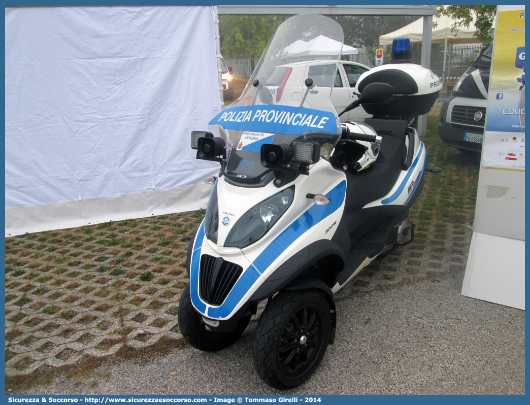 Polizia Locale YA00852
Polizia Provinciale
Provincia di Verona
Piaggio MP3
Parole chiave: Polizia;Locale;Provinciale;Verona;Piaggio;MP3;YA00852;YA 00852