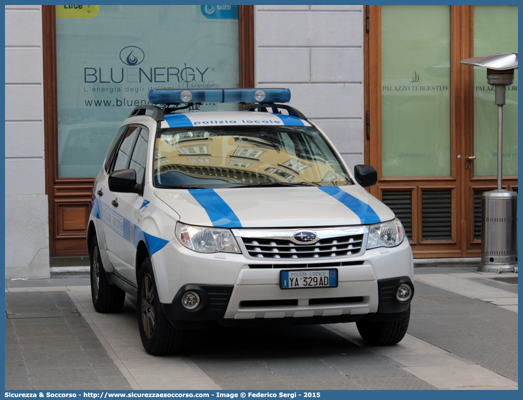 Polizia Locale YA329AD
Polizia Locale
Comune di Trieste
Subaru Forester V serie
Parole chiave: Polizia;Municipale;Locale;Trieste;Subaru;Forester;YA329AD