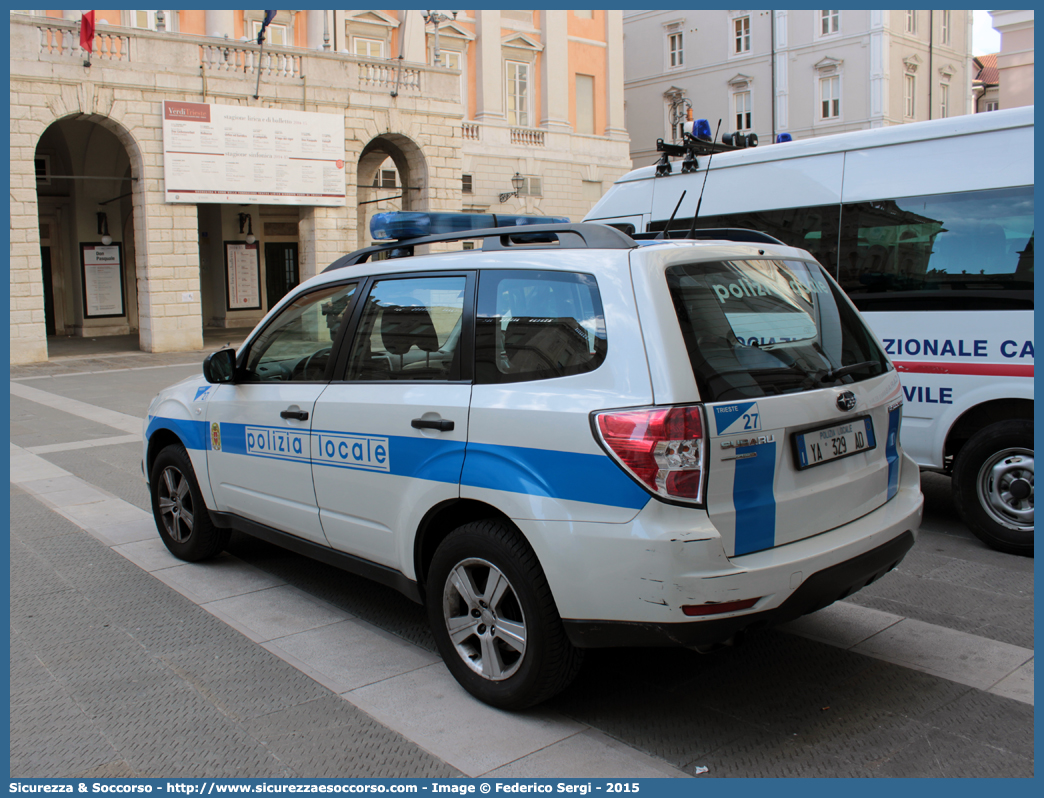 Polizia Locale YA329AD
Polizia Locale
Comune di Trieste
Subaru Forester V serie
Parole chiave: Polizia;Municipale;Locale;Trieste;Subaru;Forester;YA329AD