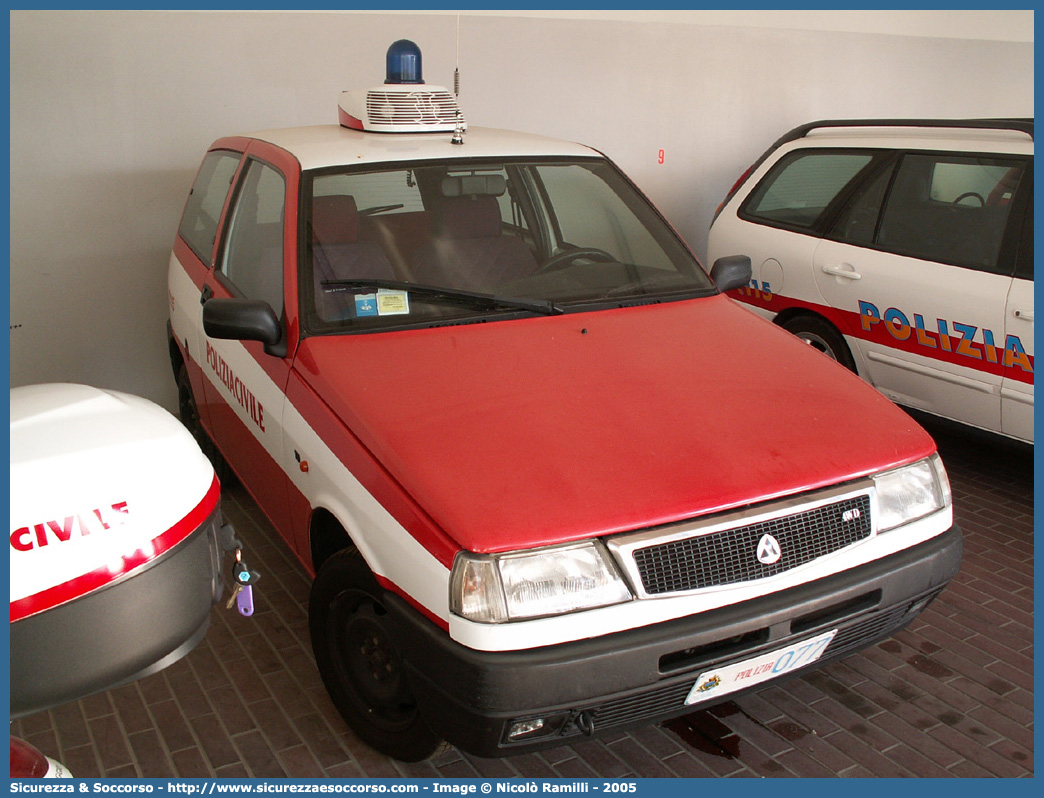 Polizia 077
Repubblica di San Marino
Polizia Civile
Autobianchi Y10
Parole chiave: Repubblica;San Marino;RSM;R.S.M.;Polizia Civile;Autobianchi;Y10