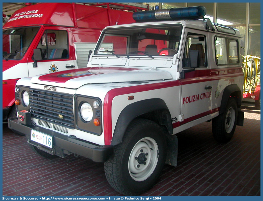 Polizia 116
Repubblica di San Marino
Polizia Civile
Land Rover Defender 90
Parole chiave: Repubblica;San Marino;RSM;R.S.M.;Polizia Civile;Land Rover;Defender;90