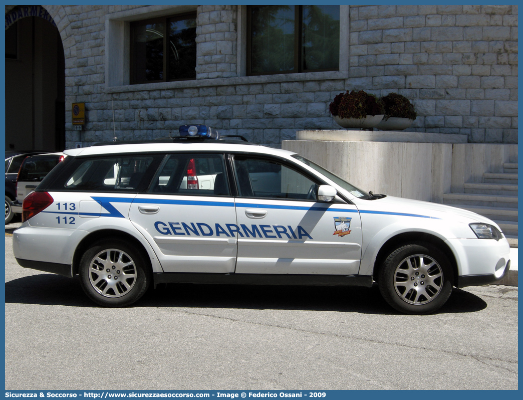 Polizia 127
Repubblica di San Marino
Gendarmeria
Subaru Outback III serie 
Parole chiave: Repubblica;San Marino;RSM;R.S.M.;Gendarmeria;Subaru;Outback