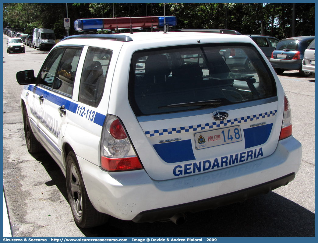 Polizia 148
Repubblica di San Marino
Gendarmeria
Subaru Forester IV serie 
Parole chiave: Repubblica;San Marino;RSM;R.S.M.;Gendarmeria;Subaru;Forester