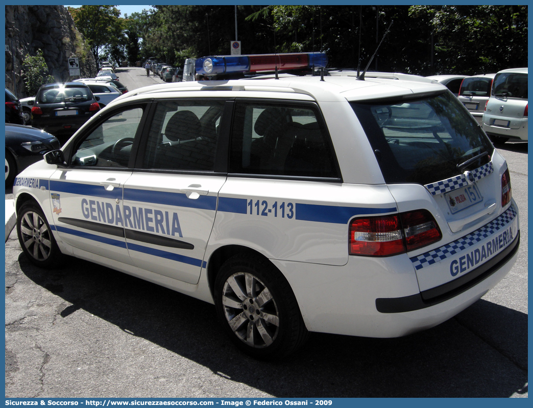 Polizia 151
Repubblica di San Marino
Gendarmeria
Fiat Stilo Multiwagon II serie
Parole chiave: Repubblica;San Marino;RSM;R.S.M.;Gendarmeria;Fiat;Stilo;Multiwagon