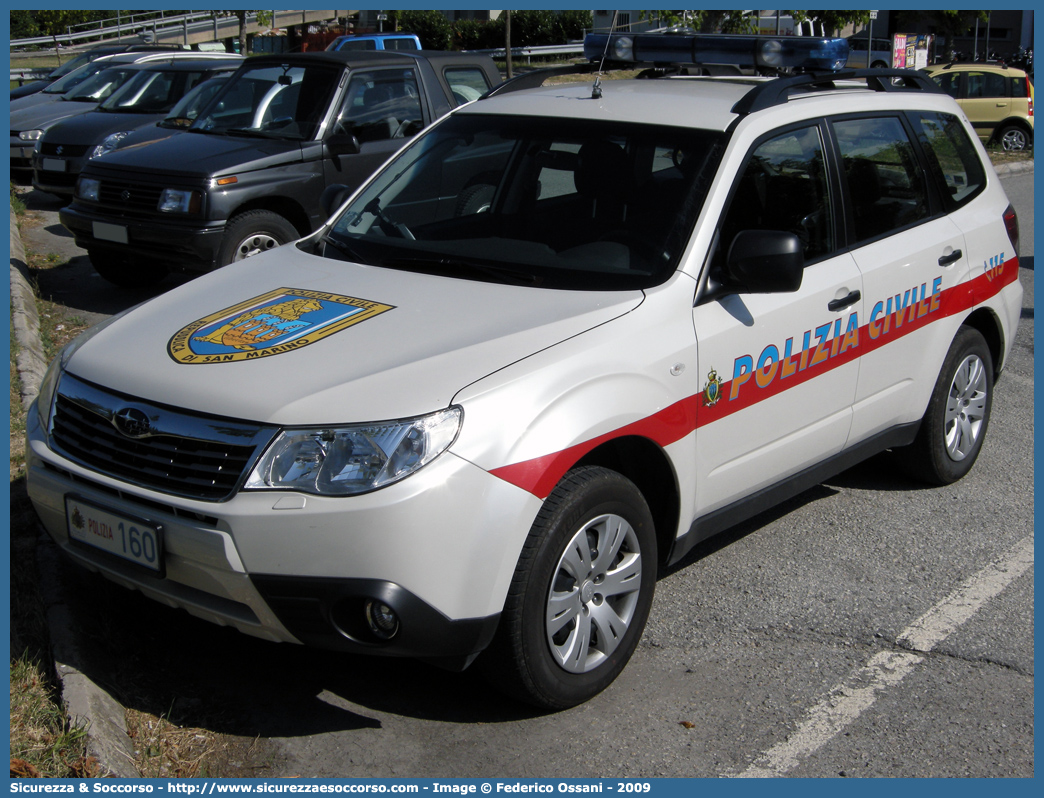 Polizia 160
Repubblica di San Marino
Polizia Civile
Subaru Forester V serie
Parole chiave: Repubblica;San Marino;RSM;R.S.M.;Polizia Civile;Subaru;Forester