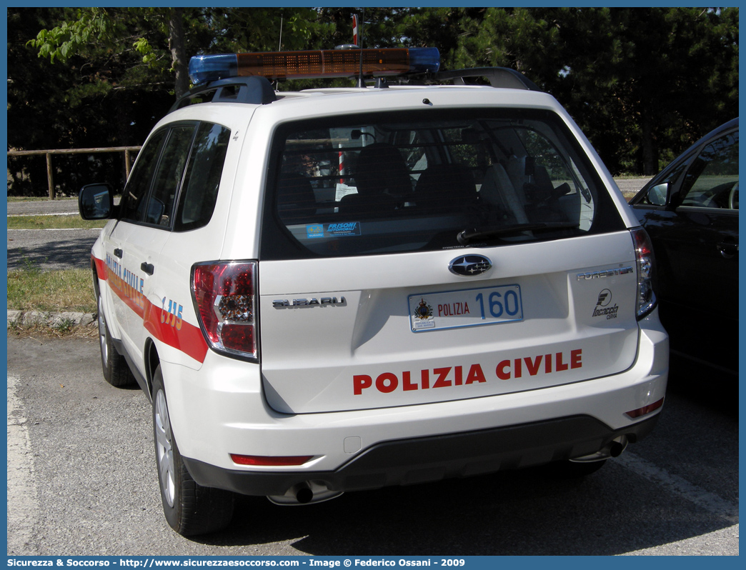 Polizia 160
Repubblica di San Marino
Polizia Civile
Subaru Forester V serie
Parole chiave: Repubblica;San Marino;RSM;R.S.M.;Polizia Civile;Subaru;Forester