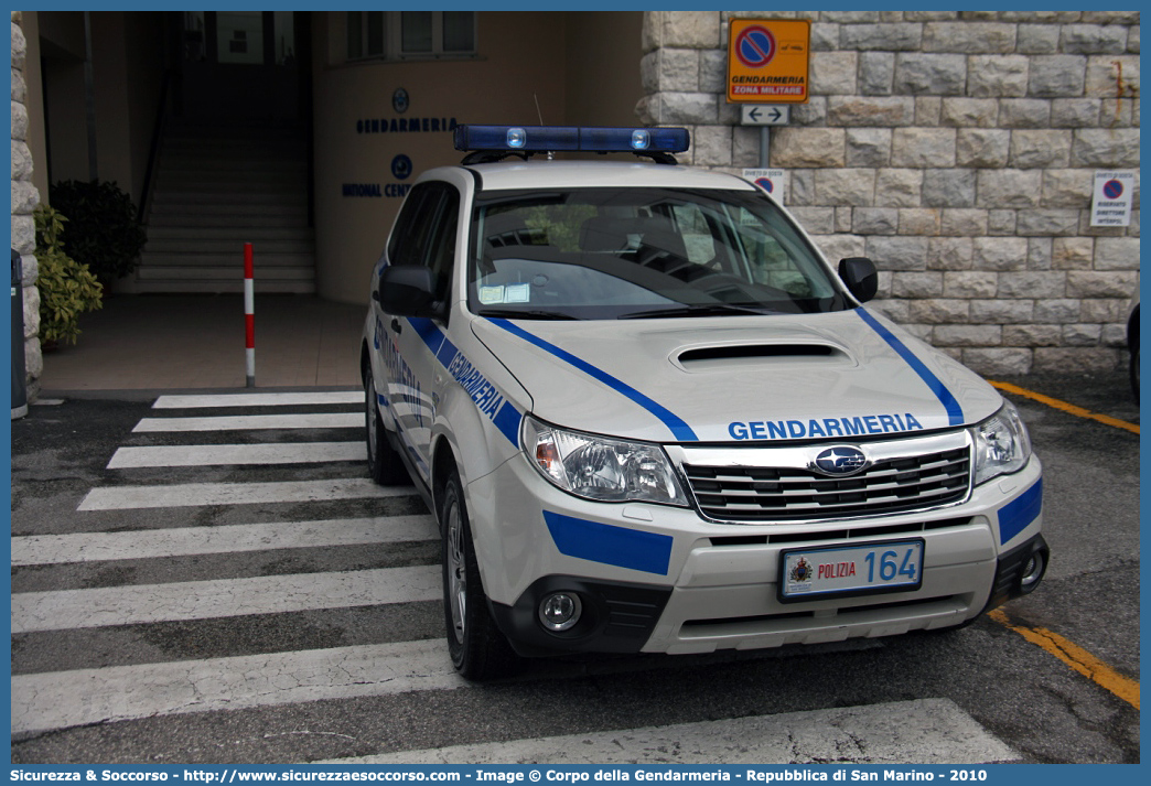 Polizia 164
Repubblica di San Marino
Gendarmeria
Subaru Forester V serie 
Parole chiave: Repubblica;San Marino;RSM;R.S.M.;Gendarmeria;Subaru;Forester