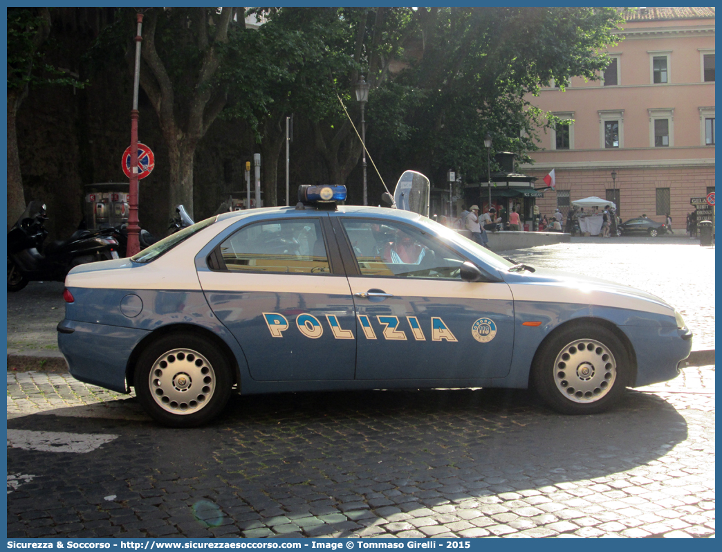 Polizia B9282
Polizia di Stato
Ufficio Presidenziale
Alfa Romeo 156 I serie
Parole chiave: PS;P.S.;Polizia;di;Stato;Pubblica;Sicurezza;Ufficio;Presidenziale;Alfa;Romeo;156;B9282