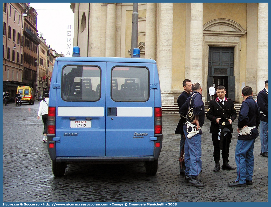 Polizia D7712
Polizia di Stato
Fiat Ducato II serie
Parole chiave: PS;P.S.;Polizia;Stato;Pubblica;Sicurezza;Polizia di Stato;Fiat;Ducato;D7712