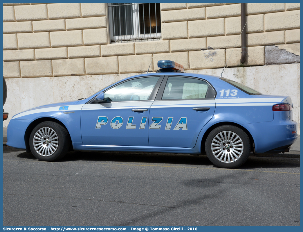 Polizia F7308
Polizia di Stato
Polizia Stradale
Alfa Romeo 159
Parole chiave: PS;P.S.;Polizia;di;Stato;Stradale;Pubblica;Sicurezza;Alfa;Romeo;159