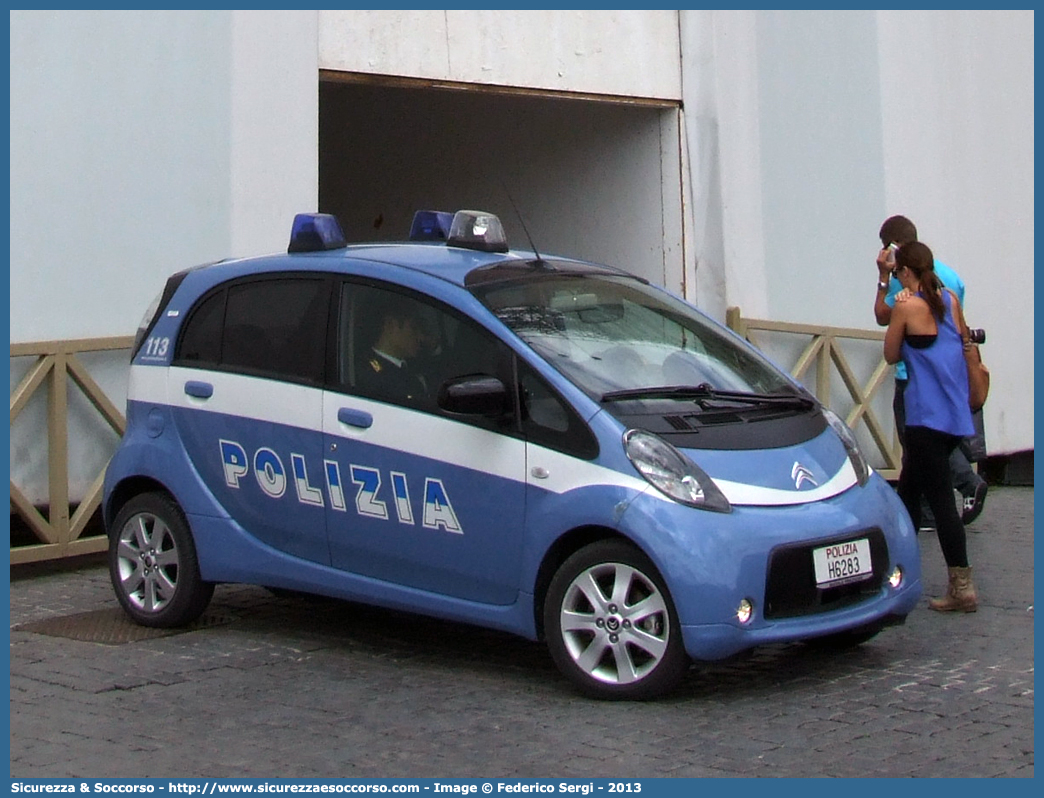 Polizia H6283
Polizia di Stato
Ispettorato di Pubblica Sicurezza "Vaticano"
Citroen C-Zero
Parole chiave: Polizia;Stato;Polizia di Stato;Ispettorato;Pubblica Sicurezza;Vaticano;Citroen;CZero;C Zero;C-Zero;C - Zero;C0;C 0;H6283