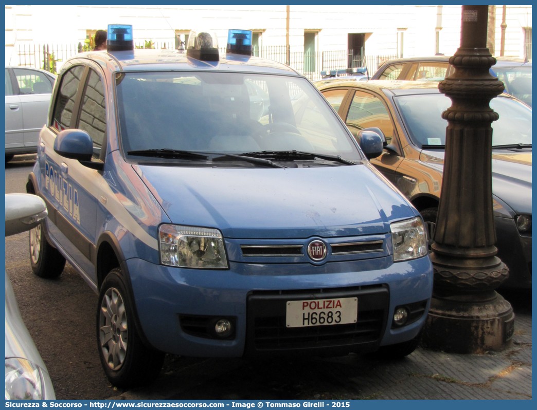 Polizia H6683
Polizia di Stato
Fiat Nuova Panda 4x4 I serie restyling
Parole chiave: PS;P.S.;Polizia;di;Stato;Polizia;Fiat;Nuova;Panda;4x4;H6683