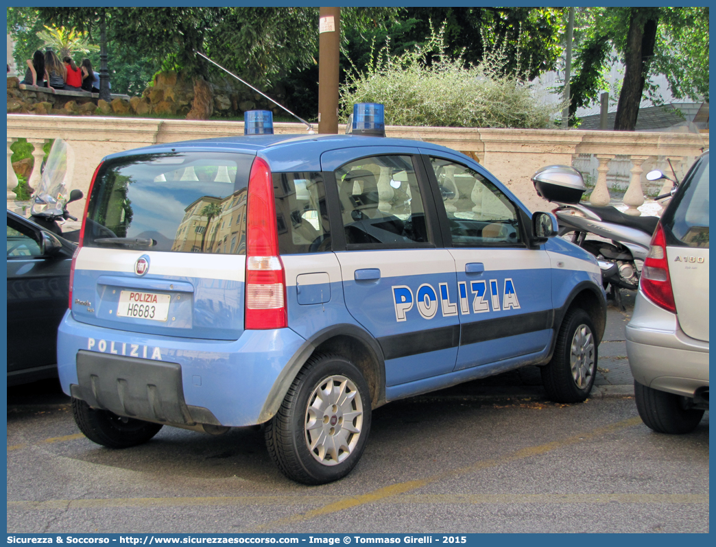 Polizia H6683
Polizia di Stato
Fiat Nuova Panda 4x4 I serie restyling
Parole chiave: PS;P.S.;Polizia;di;Stato;Polizia;Fiat;Nuova;Panda;4x4;H6683