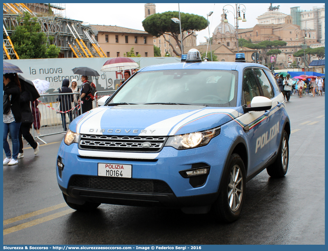 Polizia M0164
Polizia di Stato
Land Rover Discovery Sport
Allestitore Carrozzeria Marazzi S.r.l.
Parole chiave: PS;P.S.;Polizia;di;Stato;Polizia;Stato;Land;Rover;Discovery;Sport