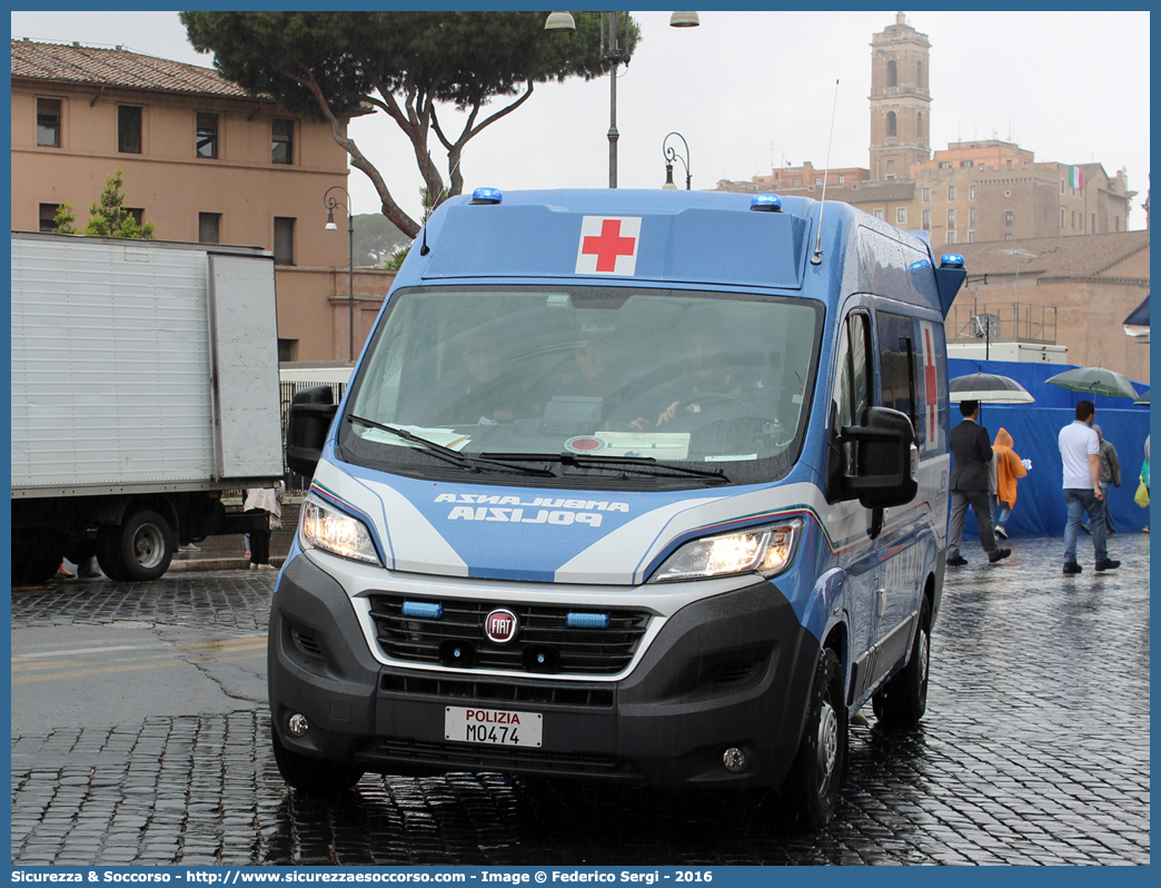 Polizia M0474
Polizia di Stato
Servizio Sanitario
Fiat Ducato III serie restyling
Allestitore Boneschi S.r.l.
Parole chiave: PS;P.S.;Polizia;di;Stato;Servizio;Sanitario;Fiat;Ducato;X290;Boneschi