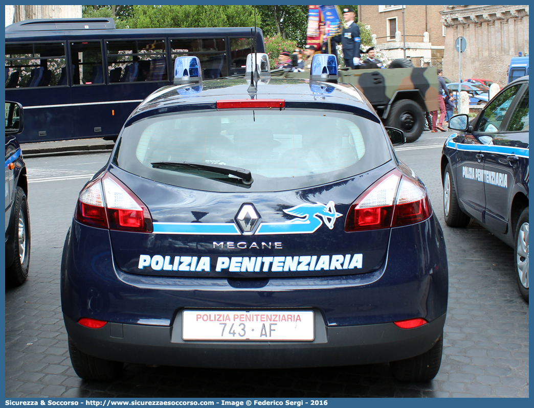 Polizia Penitenziaria 743AF
Polizia Penitenziaria
Nucleo Traduzioni e Piantonamenti
Renault Megane V serie
Parole chiave: Polizia;Penitenziaria;Agenti;di;Custodia;Nucleo;Traduzioni;e;Piantonamenti;Renault;Megane