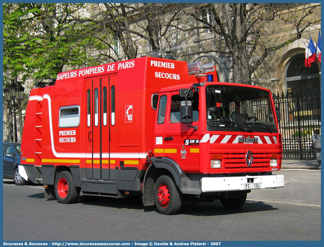 PS 104
République Française
Sapeurs Pompiers de Paris
Premier Secours
Renault S120
Conversion by Sides
Parole chiave: République;Française;Sapeurs;Pompiers;Paris;PS;Premier;Secours;Renault;S120;Sides