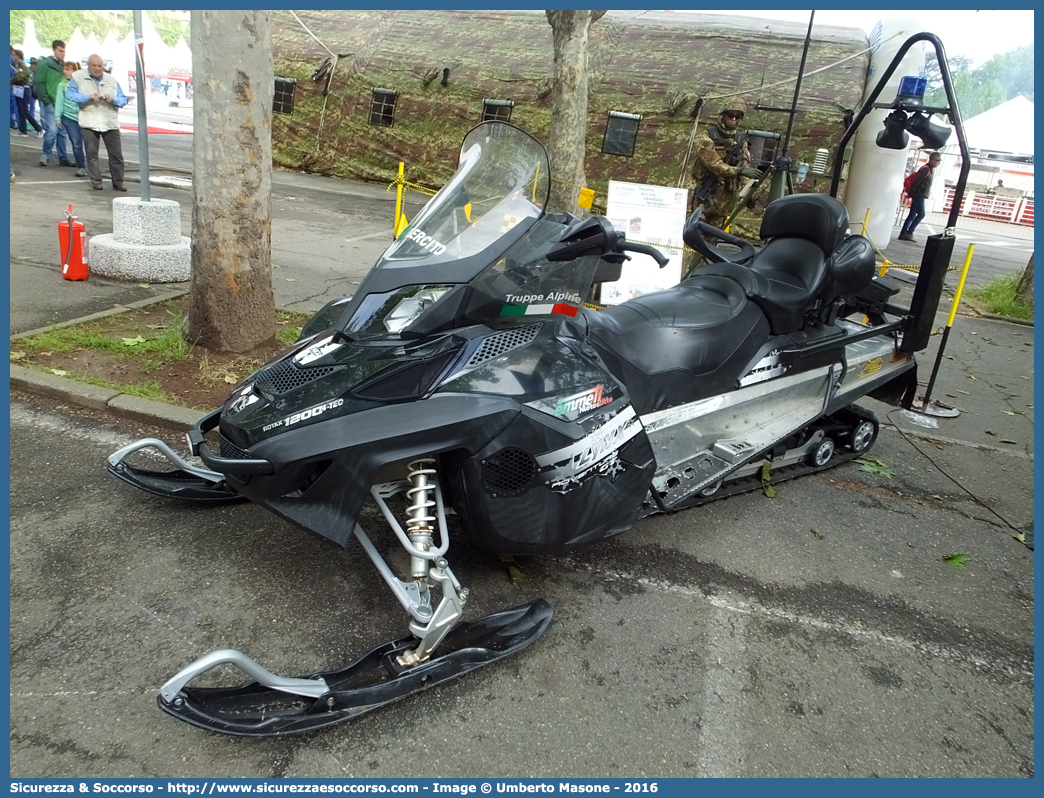 -
Esercito Italiano
Truppe Alpine
BRP Lynx Adventure GT Rotax 1200 4-TEC
Parole chiave: EI;E.I.;Esercito;Italiano;Truppe;Alpine;BRP;Lynx;Adventure;GT;Rotax;1200;4-TEC