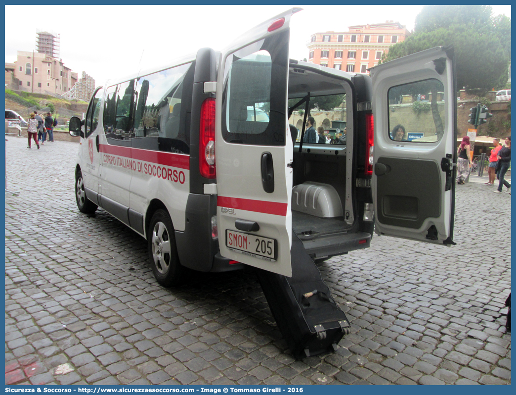 SMOM 205
Sovrano Militare Ordine di Malta
Opel Vivaro I serie
Parole chiave: SMOM;S.M.O.M.;Sovrano;Militare;Ordine;di;Malta;Opel;Vivaro