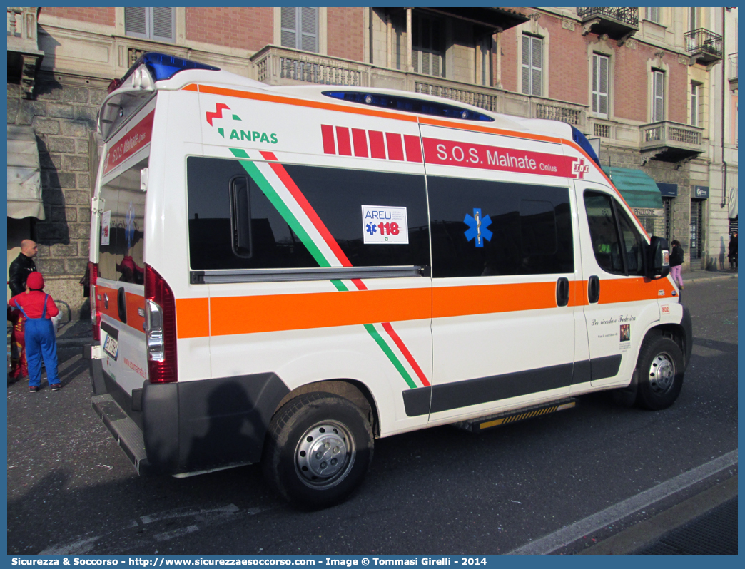 802
S.O.S. Malnate Onlus
Fiat Ducato III serie
Allestitore Aricar S.p.A.
Parole chiave: S.O.S.;SOS;Malnate;Fiat;Ducato;X250;Aricar;Ambulanza