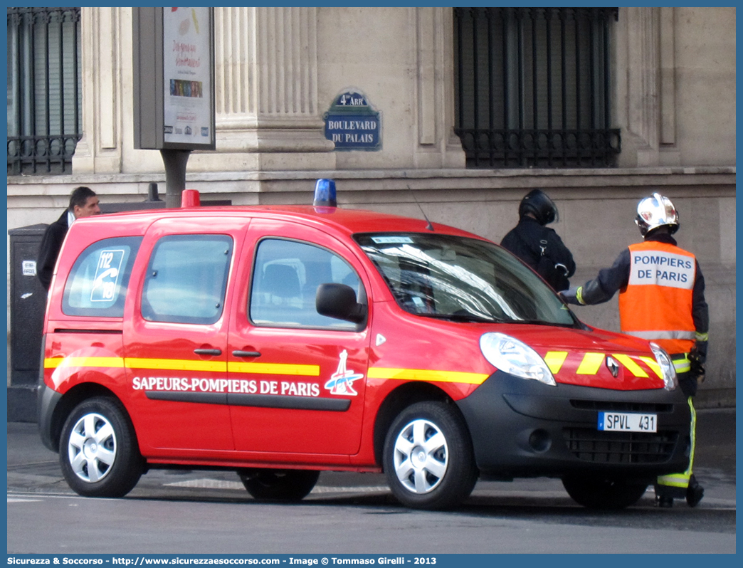 SPVL 431
République Française
Sapeurs Pompiers de Paris
Véhicule de Liaison
Renault Kangoo III generation
Parole chiave: République;Française;Sapeurs;Pompiers;Paris;SPVL;Véhicule;Liaison;Renault;Kangoo