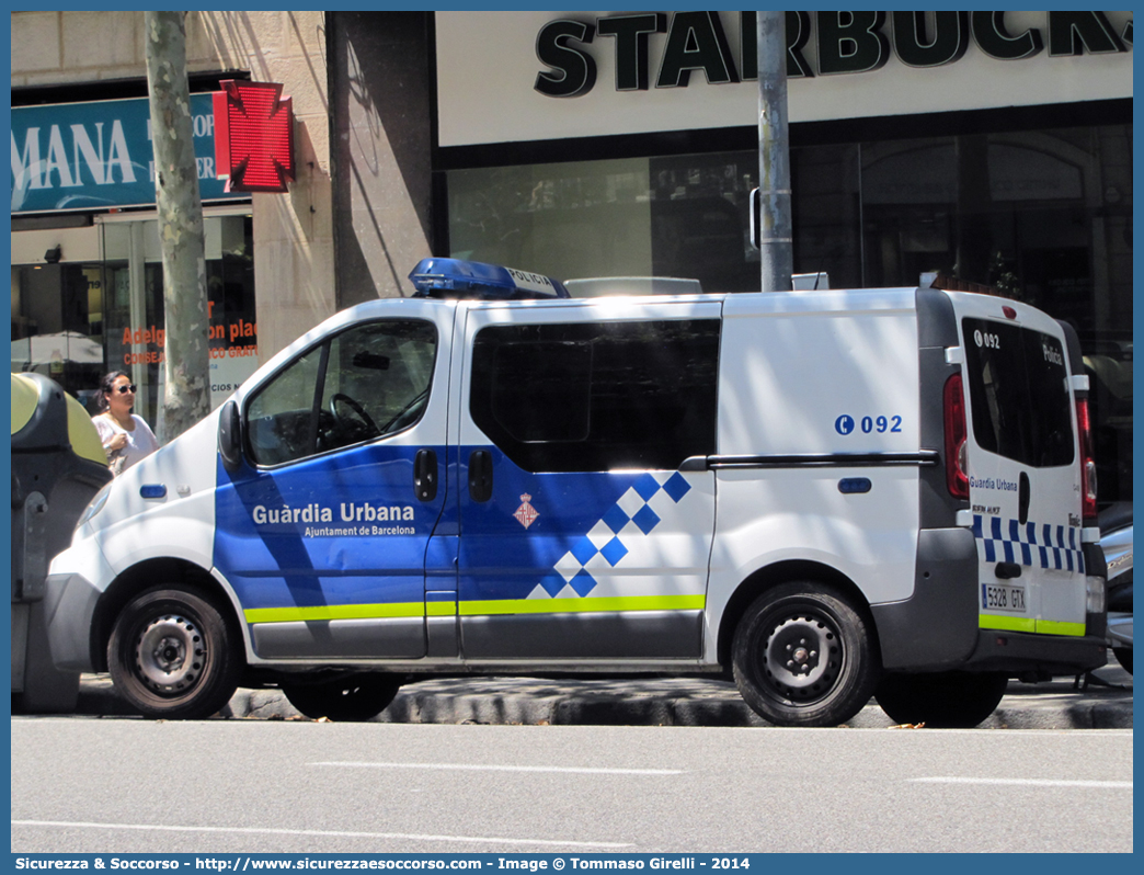 -
Reino de España
Guardia Urbana Ayuntament de Barcelona
Renault Trafic II generation
Parole chiave: Regno di Spagna;Spagna;Espana;España;Reino de España;Guardia;Urbana;Ayuntament;Barcelona;Renault;Trafic