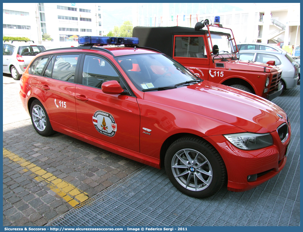 VF 010 BZ
Corpo Permanente dei Vigili del Fuoco Bolzano
Berufsfeuerwehr Bozen
Bmw 320 Touring E91 restyle
Parole chiave: VF;VFV;V.F.;V.F.V.;Vigili;Fuoco;Corpo;Permanente;Berufsfeuerwehr;Bolzano;Bozen;Bmw;320;Touring;E91