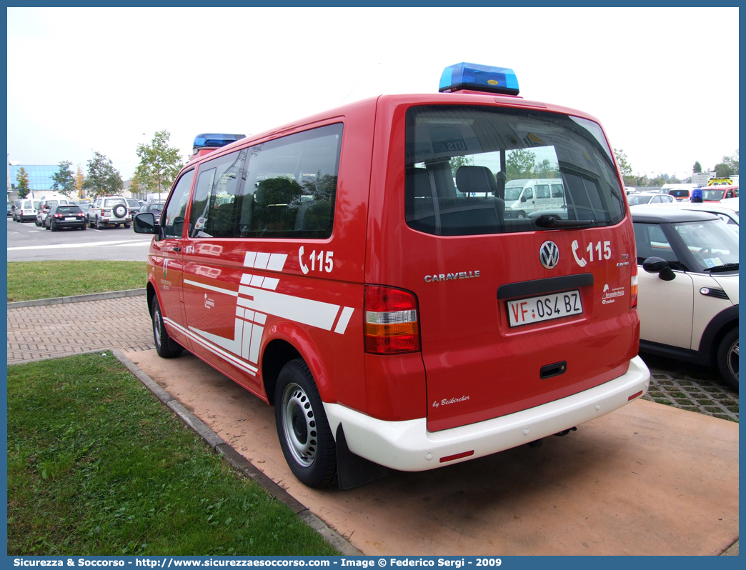 VF 0S4 BZ
Vigili del Fuoco Volontari Brunico
Freiwillige Feuerwehr Bruneck
Volkswagen Transporter T5
Allestitore Brandschutz S.r.l.
Parole chiave: VF;VFV;V.F.;V.F.V.;Vigili;Fuoco;Volontari;Freiwillige;Feuerwehr;Brunico;Bruneck;Volkswagen;Transporter;T5;Brandschutz