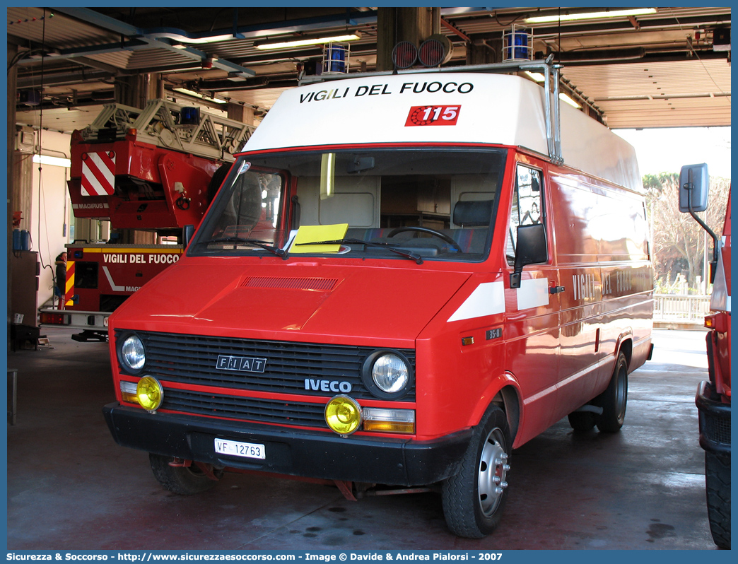 VF 12763
Corpo Nazionale Vigili del Fuoco
Iveco Daily 35-8 I serie
Parole chiave: VF;V.F.;VVF;V.V.F.;Corpo;Nazionale;Vigili del Fuoco;Iveco;Daily;35-8