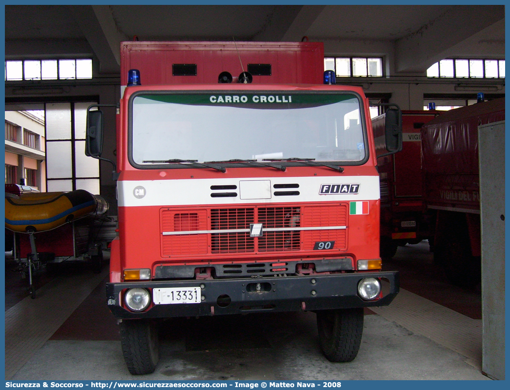 VF 13331
Corpo Nazionale Vigili del Fuoco
Iveco 90PC
Carro Crolli
Parole chiave: VVF;V.V.F.;Corpo;Nazionale;Vigili;del;Fuoco;Iveco;90PC