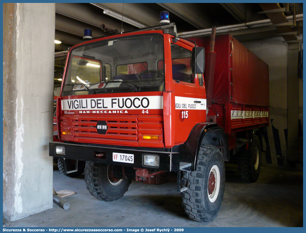 VF 17045
Corpo Nazionale Vigili del Fuoco
Man Meccanica 99 Evoluzione 4x4
Parole chiave: VVF;V.V.F.;Corpo;Nazionale;Vigili;del;Fuoco;Man;Meccanica;99;Evoluzione