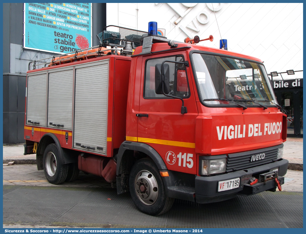 VF 17195
Corpo Nazionale Vigili del Fuoco
Iveco 65-12
Allestitore Baribbi S.p.A.
Parole chiave: Corpo;Nazionale;Vigili del Fuoco;Vigili;Fuoco;Polisoccorso;Iveco;65-12;65 - 12;Baribbi;VF;17195