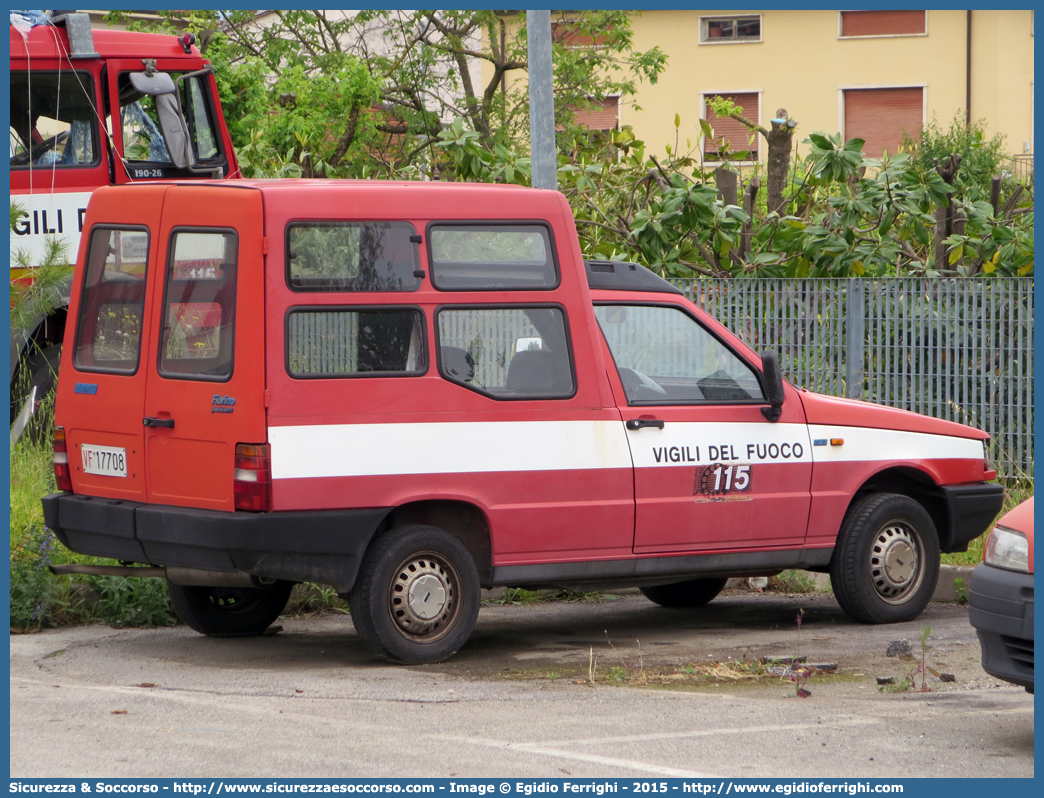 VF 17708
Corpo Nazionale Vigili del Fuoco
Fiat Fiorino II serie
Parole chiave: VVF;V.V.F.;Corpo;Nazionale;Vigili;del;Fuoco;Fiat;Fiorino