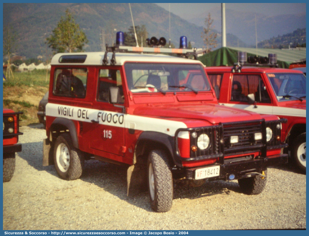 VF 18412
Corpo Nazionale Vigili del Fuoco
Land Rover Defender 90
Parole chiave: VF;VVF;V.F.;V.V.F.;Corpo;Nazionale;Vigili del Fuoco;Vigili;Fuoco;Land Rover;Defender;90;18412