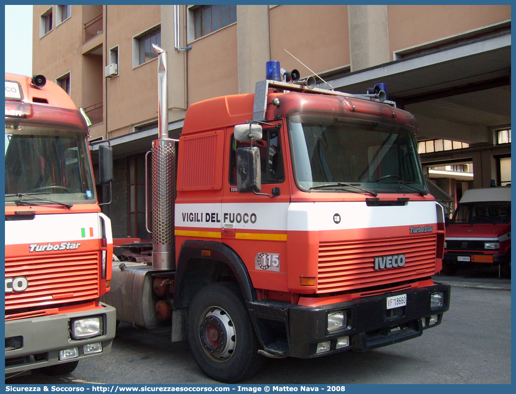 VF 18660
Corpo Nazionale Vigili del Fuoco
Iveco 190-42 TurboStar
Parole chiave: VF;VVF;V.F.;V.V.F.;Corpo;Nazionale;Vigili del Fuoco;Vigili;Fuoco;Iveco;190-42;TurboStar