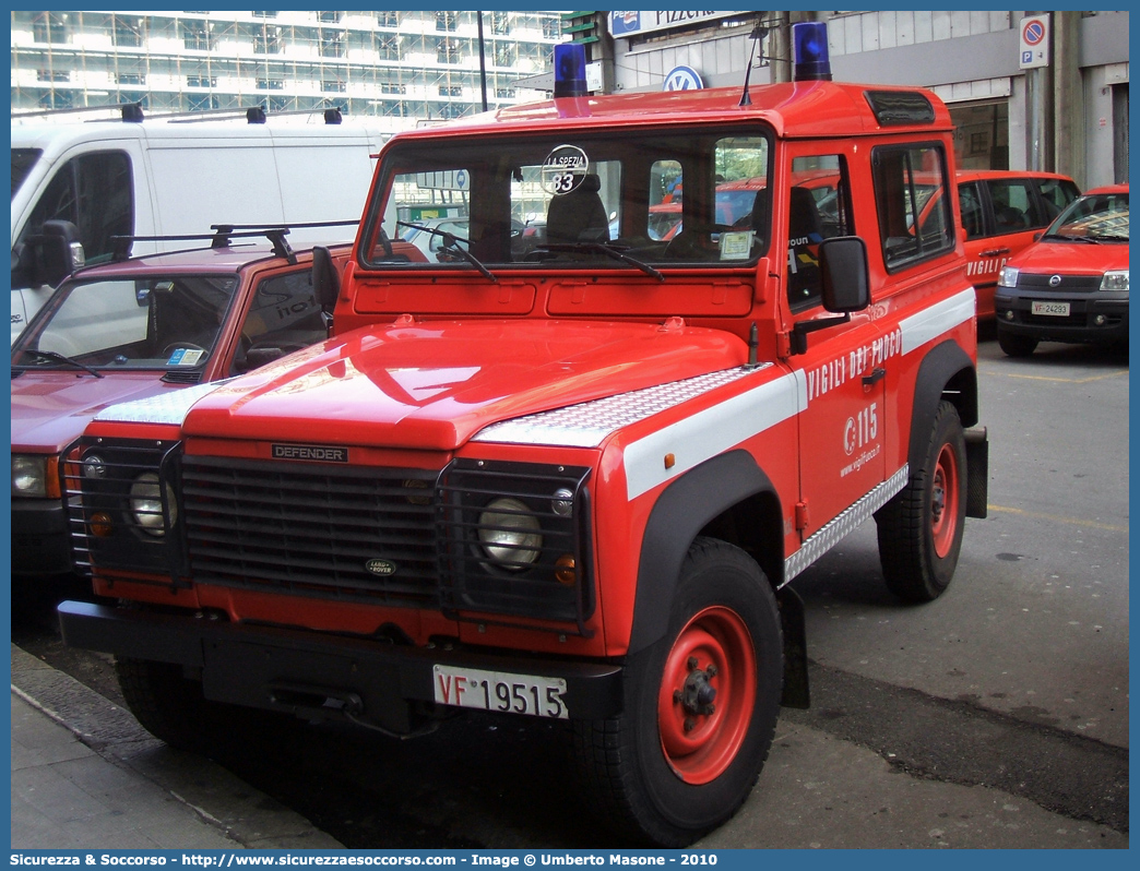 VF 19515
Corpo Nazionale Vigili del Fuoco
Land Rover Defender 90
Parole chiave: VF;VVF;V.F.;V.V.F.;Corpo;Nazionale;Vigili del Fuoco;Vigili;Fuoco;Land Rover;Defender;90;19515