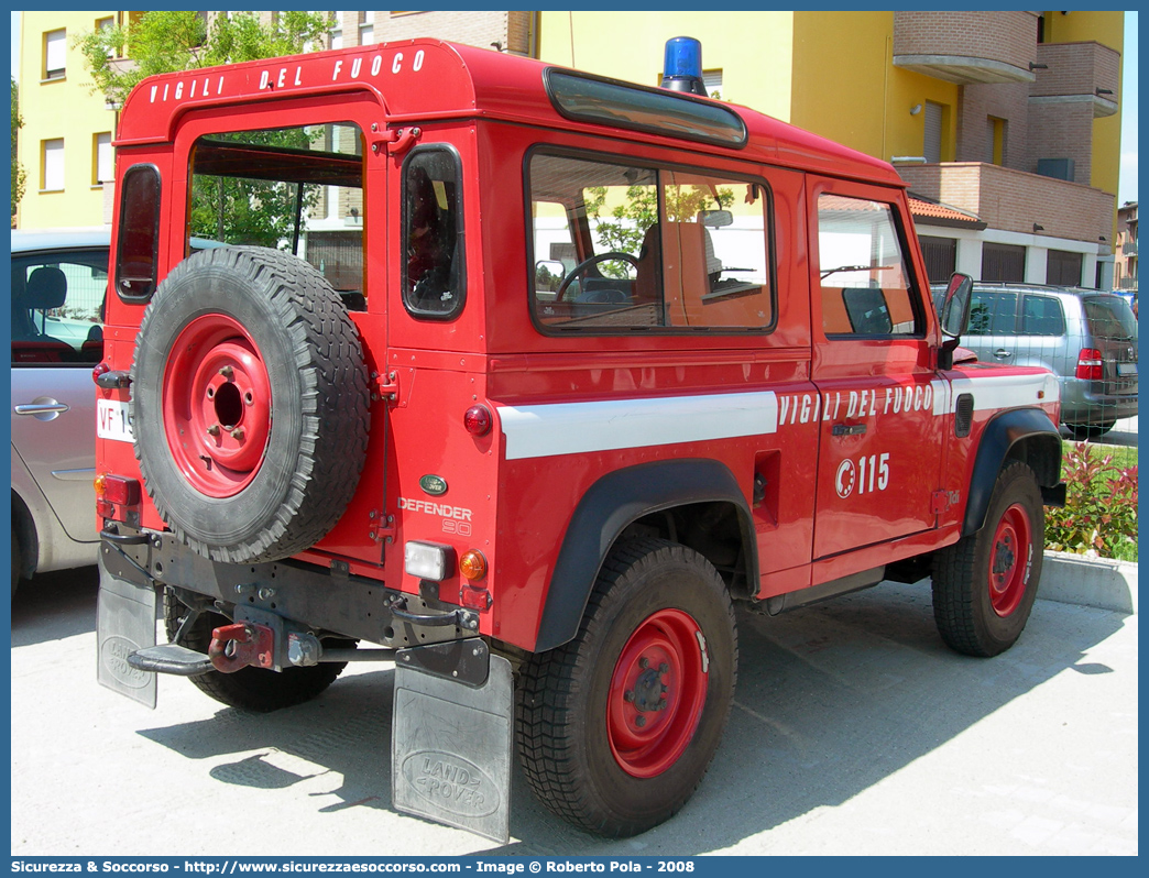 VF 19542
Corpo Nazionale Vigili del Fuoco
Land Rover Defender 90
Parole chiave: VF;VVF;V.F.;V.V.F.;Corpo;Nazionale;Vigili del Fuoco;Vigili;Fuoco;Land Rover;Defender;90;19542