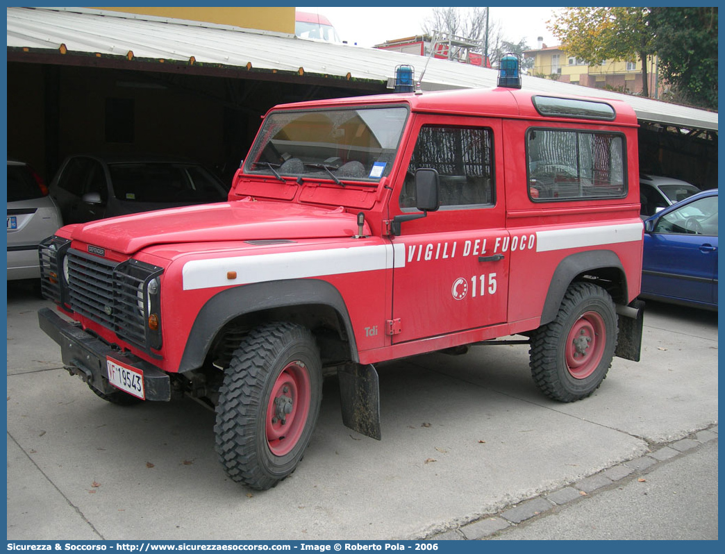 VF 19543
Corpo Nazionale Vigili del Fuoco
Land Rover Defender 90
Parole chiave: VF;VVF;V.F.;V.V.F.;Corpo;Nazionale;Vigili del Fuoco;Vigili;Fuoco;Land Rover;Defender;90;19543