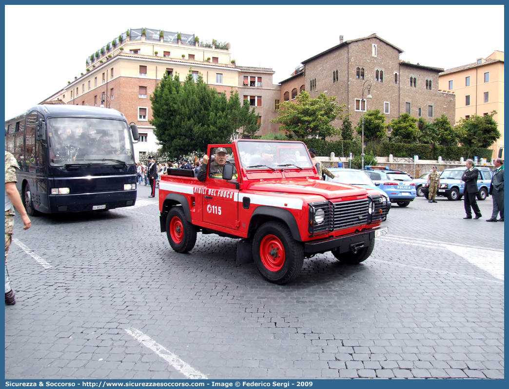 VF 19764
Corpo Nazionale Vigili del Fuoco
Land Rover Defender 90
Parole chiave: VF;VVF;V.F.;V.V.F.;Corpo;Nazionale;Vigili del Fuoco;Vigili;Fuoco;Land Rover;Defender;90;19764