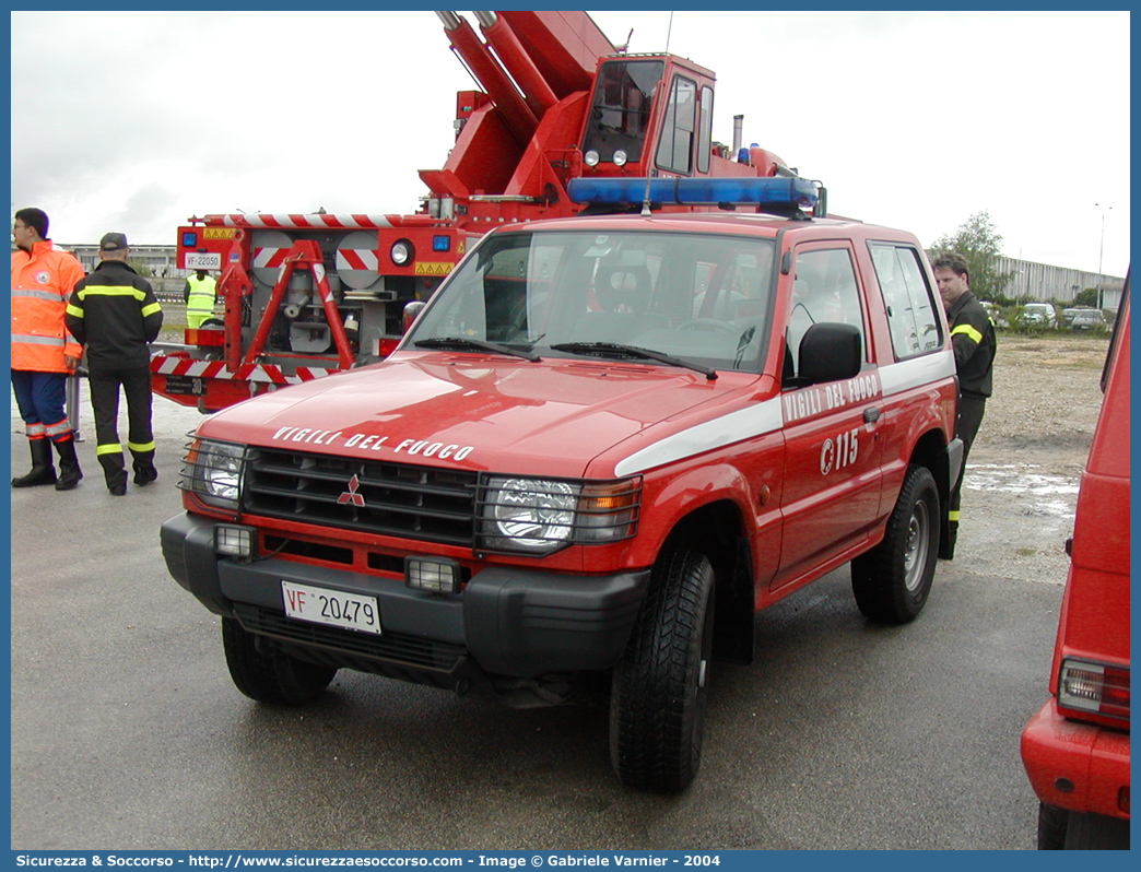 VF 20479
Corpo Nazionale Vigili del Fuoco
Mitsubishi Pajero SWB II serie
Parole chiave: VVF;V.V.F.;Corpo;Nazionale;Vigili;del;Fuoco;Mitsubishi;Pajero;SWB