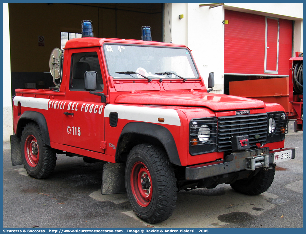 VF 21683
Corpo Nazionale Vigili del Fuoco
Land Rover Defender 90
Parole chiave: VF;VVF;V.F.;V.V.F.;Corpo;Nazionale;Vigili del Fuoco;Vigili;Fuoco;Land Rover;Defender;90;21683