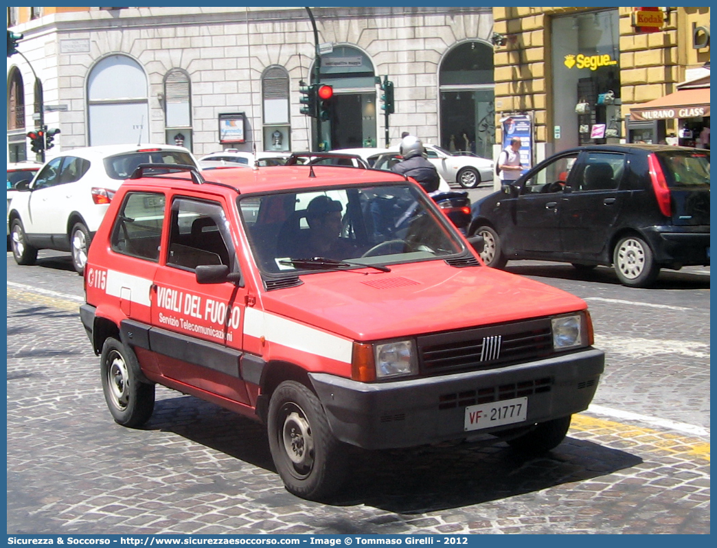 VF 21777
Corpo Nazionale Vigili del Fuoco
Nucleo Telecomunicazioni Radio
Fiat Panda 4x4 II serie
Parole chiave: Corpo;Nazionale;Vigili del Fuoco;Vigili;Fuoco;Fiat;Panda;Telecomunicazioni;Tele Comunicazioni;Radio