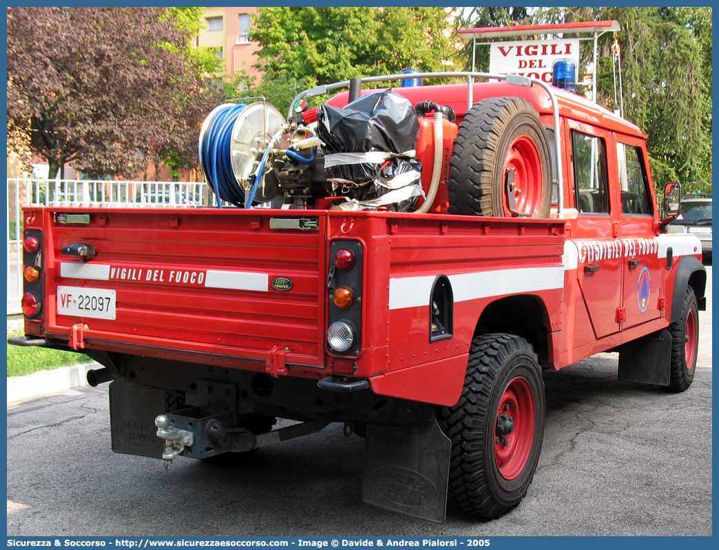 VF 22097
Corpo Nazionale Vigili del Fuoco
Land Rover Defender 130
(fornitura regione Emilia Romagna)
Parole chiave: VF;VVF;V.F.;V.V.F.;Corpo;Nazionale;Vigili del Fuoco;Vigili;Fuoco;Land Rover;Defender;130