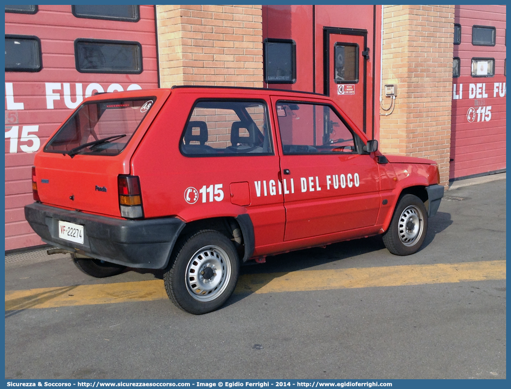 VF 22274
Corpo Nazionale Vigili del Fuoco
Fiat Panda II serie
Parole chiave: VVF;V.V.F.;Corpo;Nazionale;Vigili;del;Fuoco;Fiat;Panda