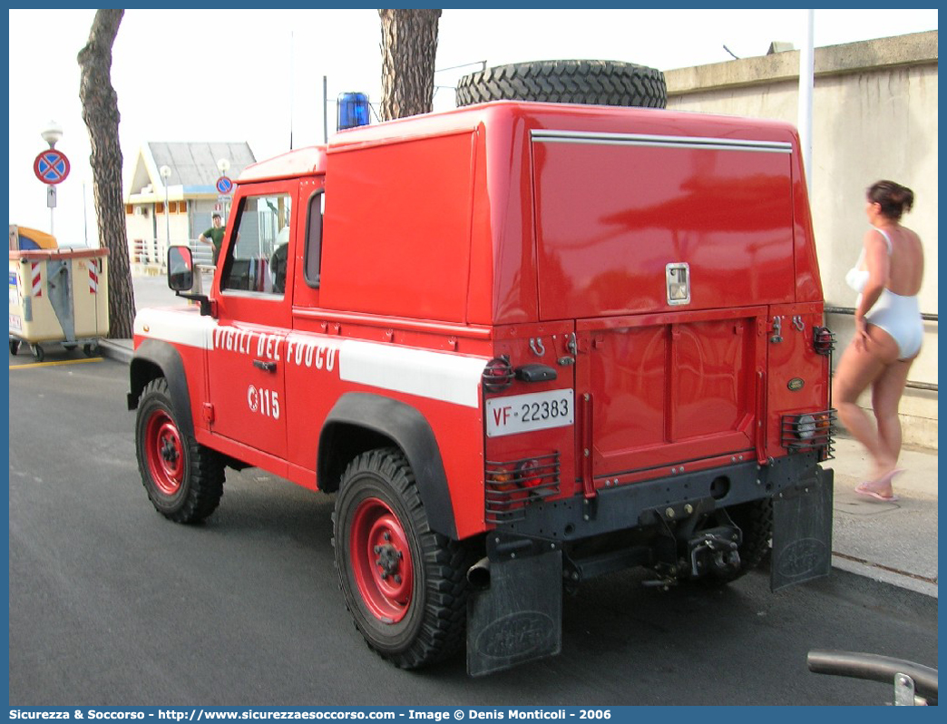 VF 22383
Corpo Nazionale Vigili del Fuoco
Land Rover Defender 90 Pick Up
Parole chiave: VF;VVF;V.F.;V.V.F.;Corpo;Nazionale;Vigili del Fuoco;Vigili;Fuoco;Land Rover;Defender;90;22383