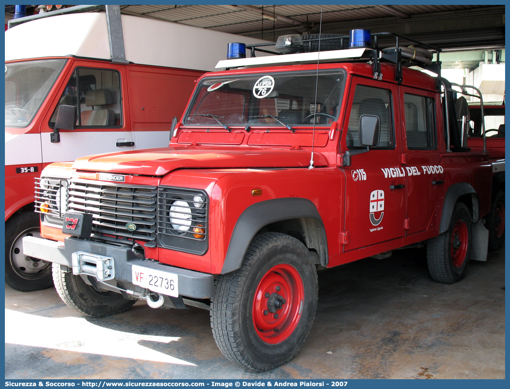 VF 22736
Corpo Nazionale Vigili del Fuoco
Land Rover Defender 110
Parole chiave: VF;VVF;V.F.;V.V.F.;Corpo;Nazionale;Vigili del Fuoco;Vigili;Fuoco;Land Rover;Defender;110