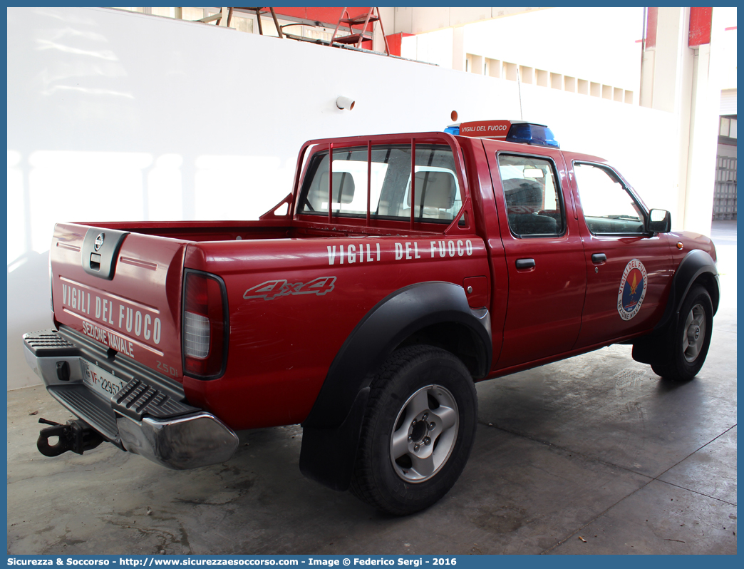 VF 22957
Corpo Nazionale Vigili del Fuoco
Nucleo Portuale
Nissan Navara I serie restyling
Parole chiave: VVF;V.V.F.;Corpo;Nazionale;Vigili;del;Fuoco;Nissan;Navara;Nucleo;Portuale;Navale;Nautica;Nautico;Nautici;Porti