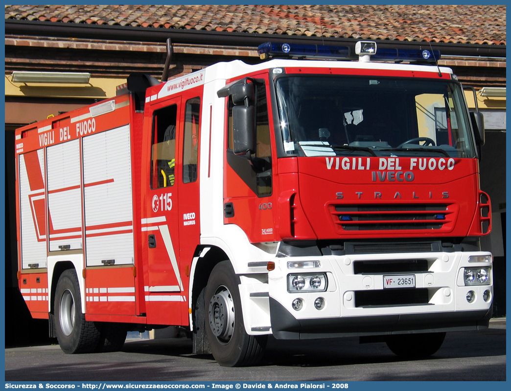 VF 23651
Corpo Nazionale Vigili del Fuoco
Iveco Magirus Stralis 
190S40 I serie "Active Fire"
Parole chiave: VVF;V.V.F.;Corpo;Nazionale;Vigili;del;Fuoco;AutoPompaSerbatoio;APS;A.P.S.;Iveco;Magirus;Stralis;190S40;Active;Fire